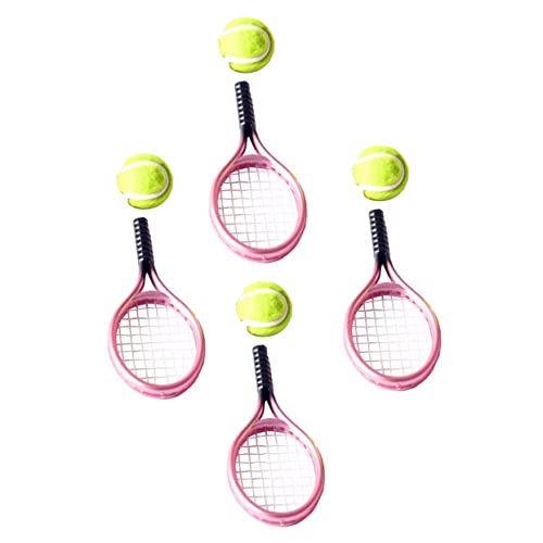Toyvian Mini-tennisschläger Aus Kunststoff 4er-Pack Spielzeug-Miniatur-Sets Für Mini-hausbedarf Für Jungen Und Mädchen Und Puppenzubehör Toyvian Mini-tennisschläger Aus Kunststoff 4er-Pack Spielzeug-Miniatur-Sets Für Mini-hausbedarf Für Jungen Und Mädchen Und Puppenzubehör von Toyvian