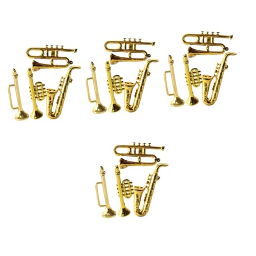 Toyvian 4 Sätze Mini-Saxophon Dekorationen Miniaturen Mini-trompete Puppe Winzig Realistisches Miniaturspielzeug Mini-Instrument Golden Plastik 4 Stück * 4 Toyvian 4 Sätze Mini-Saxophon Dekorationen Miniaturen Mini-trompete Puppe Winzig Realistisches Miniaturspielzeug Mini-Instrument Golden Plastik 4 Stück * 4 von Toyvian