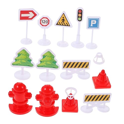 Toyvian 4 Sätze Mini-Verkehrsschild-Barrikaden Zeichen Mini- Band verkehrsschilder verkehrsschilder für Mini-Verkehrsbarriere Miniatur-Straßenkegel- Plastik Toyvian 4 Sätze Mini-Verkehrsschild-Barrikaden Zeichen Mini- Band verkehrsschilder verkehrsschilder für Mini-Verkehrsbarriere Miniatur-Straßenkegel- Plastik von Toyvian