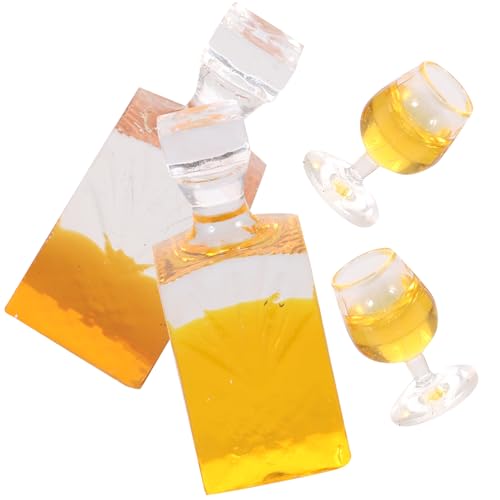 Toyvian 4 Sätze Miniaturwein Bildungsspielzeug Flasche Küchenzubehör Mini- Layout-szenendekor Miniaturen Miniatur-Ornamente Kleines Schmücken Mini-Sachen Harz Toyvian 4 Sätze Miniaturwein Bildungsspielzeug Flasche Küchenzubehör Mini- Layout-szenendekor Miniaturen Miniatur-Ornamente Kleines Schmücken Mini-Sachen Harz von Toyvian