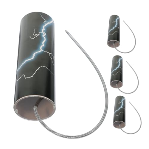 Toyvian 4 Sätze Percussion Instrument Thunder Maker Tube Trommel DIY Musikspielzeug für Kognitiver Fähigkeiten und Motorischer Fertigkeiten bei Partys von Toyvian
