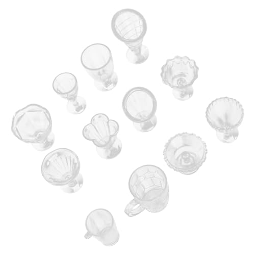 Toyvian 4 Satz Kristallglas Mini Porzellan küchen Dekoration Plastik Becher playmobilhaus wasserkoch dekoäste Modell mit winzigen Tassen Eiscreme Kochgeschirr-Modell kleine Hausbecher Toyvian 4 Satz Kristallglas Mini Porzellan küchen Dekoration Plastik Becher playmobilhaus wasserkoch dekoäste Modell mit winzigen Tassen Eiscreme Kochgeschirr-Modell kleine Hausbecher von Toyvian
