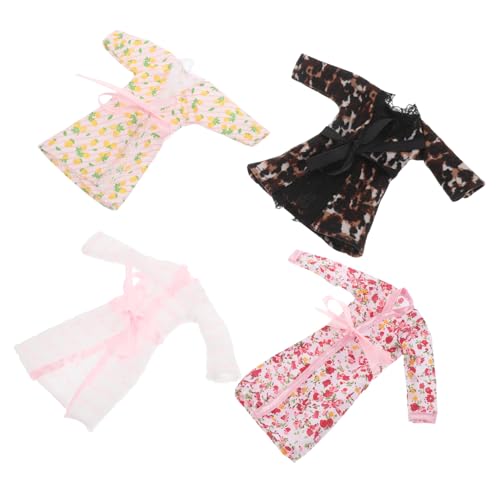 Toyvian 4er-Pack Miniatur-Bademantel-Set Für Puppen Sommer-Outfit Für Puppenhaus-zubehör Puppen-morgenmantel Kopftuch Handtuch Bademantel Mini-Miniatur-puppenhaus Toyvian 4er-Pack Miniatur-Bademantel-Set Für Puppen Sommer-Outfit Für Puppenhaus-zubehör Puppen-morgenmantel Kopftuch Handtuch Bademantel Mini-Miniatur-puppenhaus von Toyvian