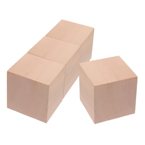 Toyvian 4 Stück 5 cm Große Quadratische Holzblöcke Zum Basteln Holzwürfel Für DIY Projekte Vorschulspielzeug Für Fördert Kreativität Und Vorstellungskraft Toyvian 4 Stück 5 cm Große Quadratische Holzblöcke Zum Basteln Holzwürfel Für DIY Projekte Vorschulspielzeug Für Fördert Kreativität Und Vorstellungskraft von Toyvian