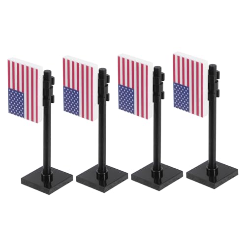 Toyvian 4 Stück Amerikanische Flagge Bauklötze Zubehör für Soldaten Unabhängigkeitstag Themenfiguren für Fördert Kreatives und Geschichtswissen Toyvian 4 Stück Amerikanische Flagge Bauklötze Zubehör für Soldaten Unabhängigkeitstag Themenfiguren für Fördert Kreatives und Geschichtswissen von Toyvian