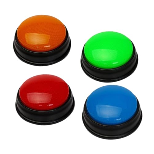 Toyvian 4 Stück Antwortender Lichter Sprechende Knöpfe Spiel Lärm Quizze Weißlicht-Summer Für Das Klassenzimmer Witze Summte Summerlicht Trivia-Summer Gadgets Buzz-Tasten Plastik Toyvian 4 Stück Antwortender Lichter Sprechende Knöpfe Spiel Lärm Quizze Weißlicht-Summer Für Das Klassenzimmer Witze Summte Summerlicht Trivia-Summer Gadgets Buzz-Tasten Plastik von Toyvian