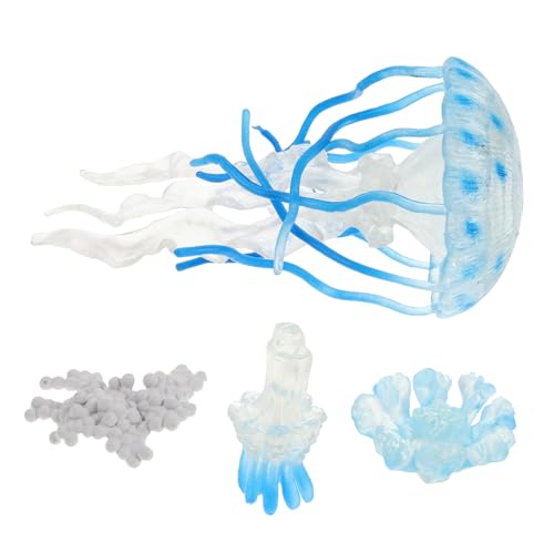 Toyvian 4 Stück Aquarium Deko Teiliges Realistische Schwimmende Quallen Figuren aus Kunststoff Pädagogisches Modell Lebenszyklus Darstellung für Meerestiere Themenzimmer Toyvian 4 Stück Aquarium Deko Teiliges Realistische Schwimmende Quallen Figuren aus Kunststoff Pädagogisches Modell Lebenszyklus Darstellung für Meerestiere Themenzimmer von Toyvian