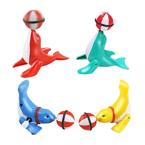 Toyvian 4 Stück Aufziehrobbe Mit Spielzeug Für Kinder Uhrwerk-Robbe Aufziehspielzeug Bezaubernde Lebensechte Robbenmodelle Zufällige Farbe Toyvian 4 Stück Aufziehrobbe Mit Spielzeug Für Kinder Uhrwerk-Robbe Aufziehspielzeug Bezaubernde Lebensechte Robbenmodelle Zufällige Farbe von Toyvian