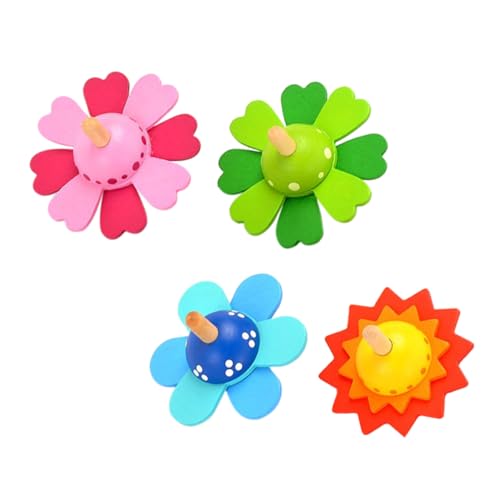Toyvian 4 Stück Blumen drehender Kreisel Holzspielzeug interaktives hühner Boy Toys Toys spielzeuge drehbarer Tischkreisel lustiger Kreisel Toyvian 4 Stück Blumen drehender Kreisel Holzspielzeug interaktives hühner Boy Toys Toys spielzeuge drehbarer Tischkreisel lustiger Kreisel von Toyvian