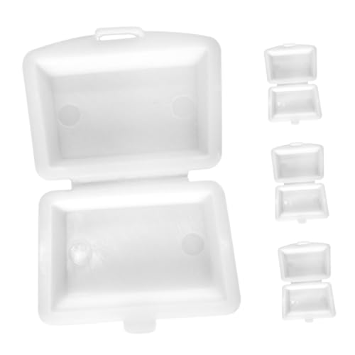 Toyvian 4 Stück Box Mini Lunchbox Snack Lunchbox Lebensmittel Puppe DIY Glas Behälter Spielzeughaus Lunchboxen Mini Kinderspielzeug Miniatur Lunchbox Miniaturhaus Zubehör Weißer Toyvian 4 Stück Box Mini Lunchbox Snack Lunchbox Lebensmittel Puppe DIY Glas Behälter Spielzeughaus Lunchboxen Mini Kinderspielzeug Miniatur Lunchbox Miniaturhaus Zubehör Weißer von Toyvian