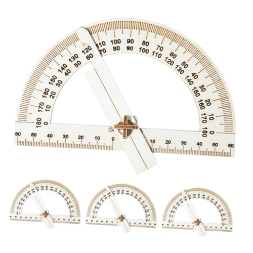 Toyvian 4 Stück DIY Holzarbeiten für Winkelmesser und Ruler für Kreative Projekte für Interaktives Lernen und Handwerken Toyvian 4 Stück DIY Holzarbeiten für Winkelmesser und Ruler für Kreative Projekte für Interaktives Lernen und Handwerken von Toyvian