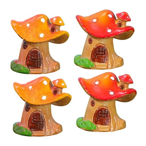 Toyvian 4stücke Resin Mushroom House Figuren Miniatur Garten Dekoration Für Landschaften Süße Pilzhaus Ornamente Für Kreative Und Feengärten Toyvian 4stücke Resin Mushroom House Figuren Miniatur Garten Dekoration Für Landschaften Süße Pilzhaus Ornamente Für Kreative Und Feengärten von Toyvian