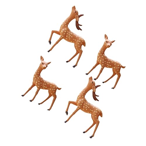 Toyvian 4 Stück Desktop-hirschdekoration Mini-hirschstatue Elchfigur Desktop-hirschmodell Tierfigur Rentierskulptur Kleine Hirschfigur Zubehör FüR Kuchen Zuhause Geburtstagsfeiern Und Hochzeiten Toyvian 4 Stück Desktop-hirschdekoration Mini-hirschstatue Elchfigur Desktop-hirschmodell Tierfigur Rentierskulptur Kleine Hirschfigur Zubehör FüR Kuchen Zuhause Geburtstagsfeiern Und Hochzeiten von Toyvian