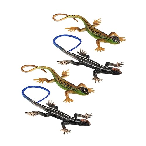 Toyvian 4 Stück Eidechsenmodell für kinderspielzeug Joke Toys kinderknallzeug Lizard Model Trickspielzeug pädagogische Eidechsenfiguren Plastik Toyvian 4 Stück Eidechsenmodell für kinderspielzeug Joke Toys kinderknallzeug Lizard Model Trickspielzeug pädagogische Eidechsenfiguren Plastik von Toyvian