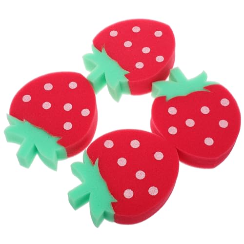 Toyvian 4 Stück Erdbeer-schwammpinsel Badewannenspielzeug Dusch-luffa-Schwamm Schwamm Körperwäscher Duschschwamm Badeschwamm Für Kleinkinder Kinderschwamm Babyschwamm Zum Rot Toyvian 4 Stück Erdbeer-schwammpinsel Badewannenspielzeug Dusch-luffa-Schwamm Schwamm Körperwäscher Duschschwamm Badeschwamm Für Kleinkinder Kinderschwamm Babyschwamm Zum Rot von Toyvian