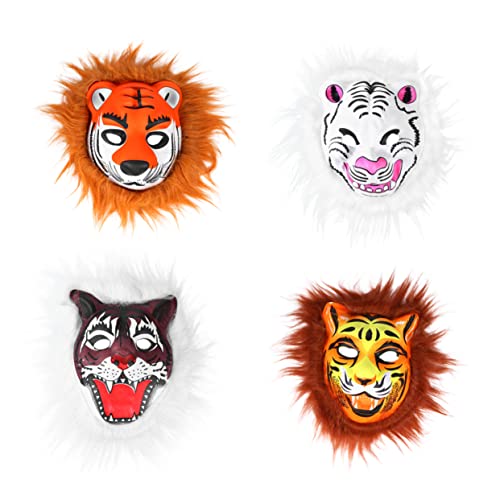 Toyvian 4 Stück Eva Plüsch Tiermaske Tigermaske Tier Vollmaske Tigermaske Für Cosplay Halloween Partymasken Halloween Tiermaske Für Tierkopfmaske Für Cosplay Maskenkostüme Toyvian 4 Stück Eva Plüsch Tiermaske Tigermaske Tier Vollmaske Tigermaske Für Cosplay Halloween Partymasken Halloween Tiermaske Für Tierkopfmaske Für Cosplay Maskenkostüme von Toyvian