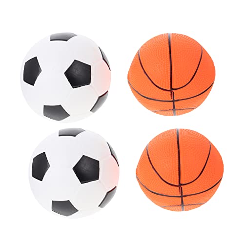 Toyvian 4 Stück Fußball-Basketball- Golfbälle Basketballkorb Kinderspiele Mini-Basketball -fußball Simulations-Basketball -Basketball Kinderspielzeug Fußball PVC Toyvian 4 Stück Fußball-Basketball- Golfbälle Basketballkorb Kinderspiele Mini-Basketball -fußball Simulations-Basketball -Basketball Kinderspielzeug Fußball PVC von Toyvian