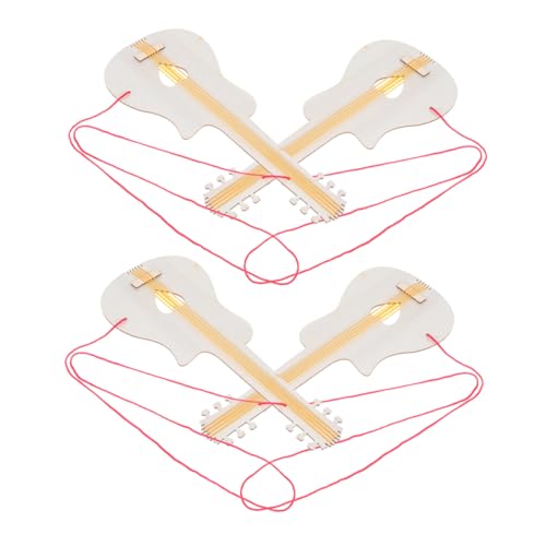 Toyvian 4 Stück Gitarrenmodell Gitarre Gitarre Kinderinstrumente musikspielzeug Gitarre für Mini-Gitarre aus Holz gefälschte Gitarre Maltrommel hölzern Toyvian 4 Stück Gitarrenmodell Gitarre Gitarre Kinderinstrumente musikspielzeug Gitarre für Mini-Gitarre aus Holz gefälschte Gitarre Maltrommel hölzern von Toyvian