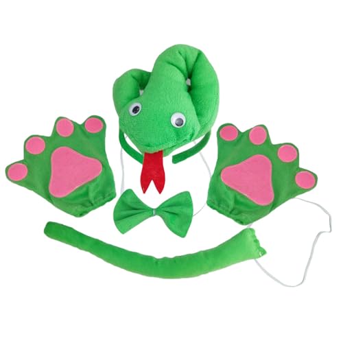 Toyvian 4 Stück Haarschmuck Schlangenkostüm Party-haarschleife Tierische Partygeschenke Kleidungsset Cosplay Kind Toyvian 4 Stück Haarschmuck Schlangenkostüm Party-haarschleife Tierische Partygeschenke Kleidungsset Cosplay Kind von Toyvian