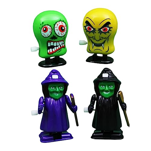 Toyvian 4 Stück Halloween-Kettenspielzeug Partyzubehör für interaktives kinderspielzeug Toys Springendes zum Aufziehen Jumpin Plastik Toyvian 4 Stück Halloween-Kettenspielzeug Partyzubehör für interaktives kinderspielzeug Toys Springendes zum Aufziehen Jumpin Plastik von Toyvian