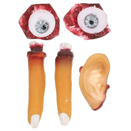 Toyvian 4 Stück Halloween-Orgelrequisiten blutig Halloween hängende Requisiten abgetrennt Zombie Halloween Horror Halloween grusel Simulation Körperorgan-Requisite Augapfel Plastik Toyvian 4 Stück Halloween-Orgelrequisiten blutig Halloween hängende Requisiten abgetrennt Zombie Halloween Horror Halloween grusel Simulation Körperorgan-Requisite Augapfel Plastik von Toyvian