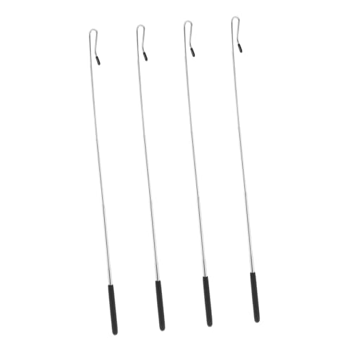 Toyvian 4 Stück Handpuppen-Joystick Puppenarmstab Griffe Marionette Erwachsene Stangen Puppen Steuerung Stäbe Handpuppen Manipulationsstäbe Puppenhalter Bausatz für Handpuppen Eisen Black von Toyvian