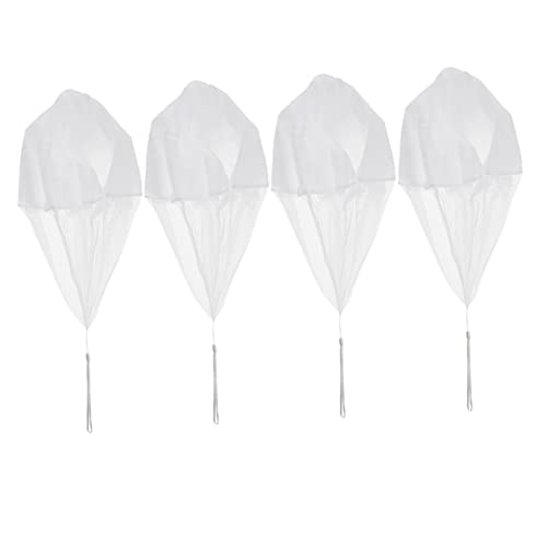 Toyvian 4 Stück Handwurf-Fallschirm Aufziehen Trampolin Fallschirm Fliegend Drachen Drohne Werfen Fallschirm Spiel-Requisiten Handwerfender Outdoor-Fallschirm Stoff Toyvian 4 Stück Handwurf-Fallschirm Aufziehen Trampolin Fallschirm Fliegend Drachen Drohne Werfen Fallschirm Spiel-Requisiten Handwerfender Outdoor-Fallschirm Stoff von Toyvian