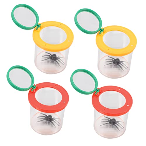 Toyvian 4 Stück Insektenbetrachter Käferbehälter für Bausatz Netz Bug-Vergrößerungs-Viewer insektenhäuser Insekten fänger insektenbox Lehrapparat Zuschauerkäfige Acryllinse Toyvian 4 Stück Insektenbetrachter Käferbehälter für Bausatz Netz Bug-Vergrößerungs-Viewer insektenhäuser Insekten fänger insektenbox Lehrapparat Zuschauerkäfige Acryllinse von Toyvian