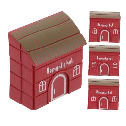 Toyvian 4 Stück Kabinenmodell Schreibtischhaus Ornamente Bonsai Mikrohäuser Figur Gartenlandschaft Hausszene Figur Requisite DIY Weihnachtshaus Ornamente Miniaturhaus Dorf Toyvian 4 Stück Kabinenmodell Schreibtischhaus Ornamente Bonsai Mikrohäuser Figur Gartenlandschaft Hausszene Figur Requisite DIY Weihnachtshaus Ornamente Miniaturhaus Dorf von Toyvian