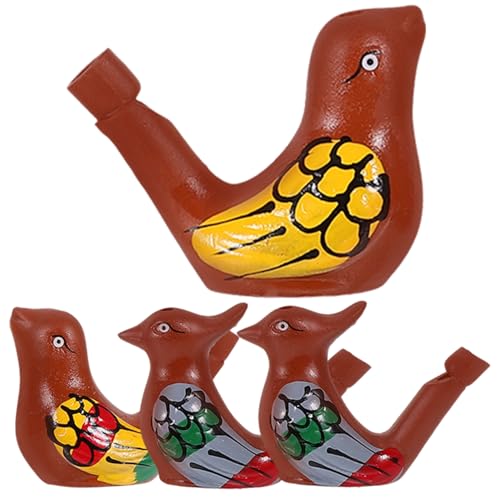 Toyvian 4 Stück Keramik Vogelspielzeug Vogelpfeife Rückruf für Vögel Pfeife für Kinder Musikpfeife für Kinder Kinderspielzeug Toyvian 4 Stück Keramik Vogelspielzeug Vogelpfeife Rückruf für Vögel Pfeife für Kinder Musikpfeife für Kinder Kinderspielzeug von Toyvian