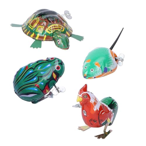 Toyvian 4 Stück Kette kinderspielzeug für Badeuhrwerk Spielspielzeug Wickelspielzeug spielzeuge frühes Lustiges Eisen von Toyvian