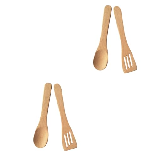 Toyvian 4 Kinderküchen-Spielset Spielzeuge Küchenutensilien Spielzeug Mini Holzlöffel Spielzeugset Bambus Toyvian 4 Kinderküchen-Spielset Spielzeuge Küchenutensilien Spielzeug Mini Holzlöffel Spielzeugset Bambus von Toyvian