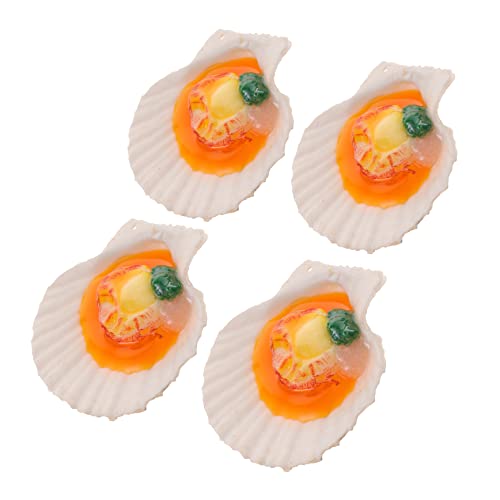 Toyvian 4 Stück Künstliche Muscheln Modell für Fotografie und Realistische Nachbildung von Meeresfrüchten und Küchen Deko aus Hochwertigem Gefertigt Toyvian 4 Stück Künstliche Muscheln Modell für Fotografie und Realistische Nachbildung von Meeresfrüchten und Küchen Deko aus Hochwertigem Gefertigt von Toyvian