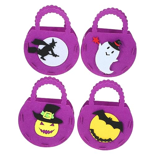 Toyvian 4 Stück Lutscher Hexentaschen Bausatz Süßigkeiten halloween geschenktüten halloween geschenkpakete Geschenkbeutel Halloween-Süßigkeitsbeutel Filzstoff Violett Toyvian 4 Stück Lutscher Hexentaschen Bausatz Süßigkeiten halloween geschenktüten halloween geschenkpakete Geschenkbeutel Halloween-Süßigkeitsbeutel Filzstoff Violett von Toyvian