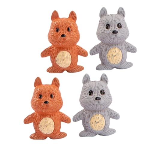 Toyvian 4stücke Teiliges Miniatur-Squirrel-Figuren Für Garten-Dekoration Lebensechte Kleine Tierornamente in Braun Für Miniatur- Und Tisch-Dekoration Toyvian 4stücke Teiliges Miniatur-Squirrel-Figuren Für Garten-Dekoration Lebensechte Kleine Tierornamente in Braun Für Miniatur- Und Tisch-Dekoration von Toyvian