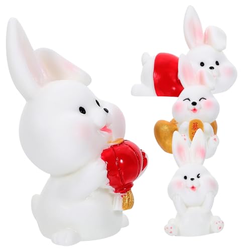 Toyvian 4 Stück Mikro-Landschaftsverzierung Osterhase süßer Plüsch Heu Hasen Kaninchendekorationen aus Harz Kaninchenfigur Dekoration Desktop-Kaninchen-Statuen Mikrolandschaft Hase Toyvian 4 Stück Mikro-Landschaftsverzierung Osterhase süßer Plüsch Heu Hasen Kaninchendekorationen aus Harz Kaninchenfigur Dekoration Desktop-Kaninchen-Statuen Mikrolandschaft Hase von Toyvian