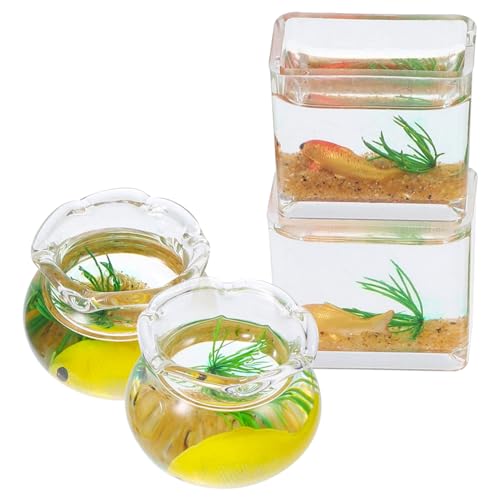 Toyvian 4 Stücke Mini Fisch Schüssel Realistische Tank Für Maßstab 112 Miniatur Tiny Spielzeug Zufällige Farbe Toyvian 4 Stücke Mini Fisch Schüssel Realistische Tank Für Maßstab 112 Miniatur Tiny Spielzeug Zufällige Farbe von Toyvian