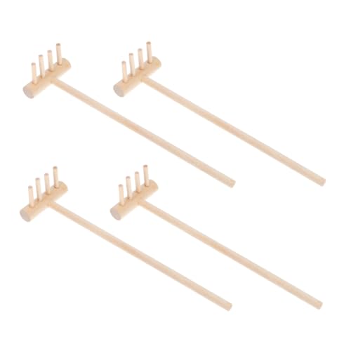 Toyvian 4 Stück Mini-holzrechen Und Sandrechen Schnecke Tisch Rakes Kleiner Rechen Sandkastenrechen Mini-rechen Khaki Toyvian 4 Stück Mini-holzrechen Und Sandrechen Schnecke Tisch Rakes Kleiner Rechen Sandkastenrechen Mini-rechen Khaki von Toyvian