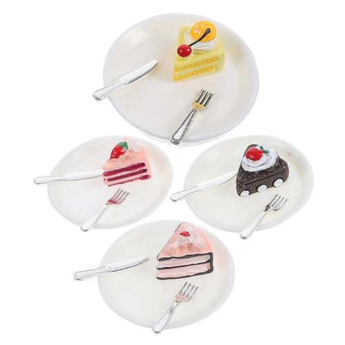 Toyvian 4 Stück Mini-kuchenteller Mini- -küchenzubehör Mini-hauskuchenmodell Mini-Kuchen-Modell Miniatur-Rollenspiel Mini-hausverzierung Miniatur Vorgetäuschter Kuchen Mini-Essen Harz Toyvian 4 Stück Mini-kuchenteller Mini- -küchenzubehör Mini-hauskuchenmodell Mini-Kuchen-Modell Miniatur-Rollenspiel Mini-hausverzierung Miniatur Vorgetäuschter Kuchen Mini-Essen Harz von Toyvian
