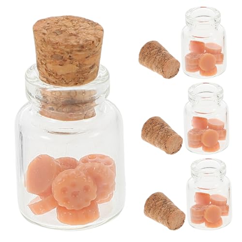 Toyvian 4 Stück Mini-puppenhauszubehör Puppenhaus-miniaturen Coffee Harz von Toyvian