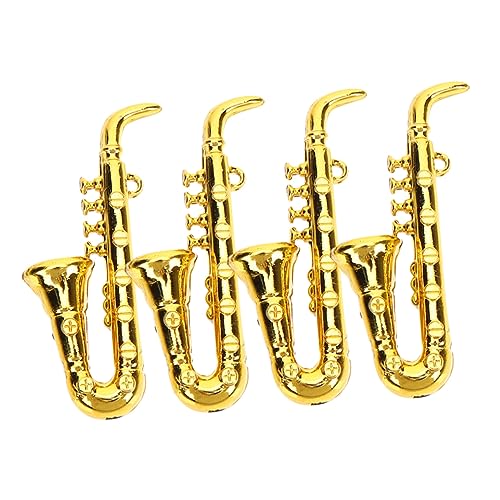 Toyvian 4 Stück Miniaturinstrument Musikinstrumentenpuppenhaus Miniatur-Musikinstrumente Miniaturen Simulation Saxophon Kleines Saxophonmodell Miniatur-Saxophonmodell Plastik Golden Toyvian 4 Stück Miniaturinstrument Musikinstrumentenpuppenhaus Miniatur-Musikinstrumente Miniaturen Simulation Saxophon Kleines Saxophonmodell Miniatur-Saxophonmodell Plastik Golden von Toyvian