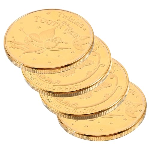 Toyvian 4 Stück Motivationsmünzen für Dekorative Zahn Souvenir Münzen Kreative Sammlermünzen für für Zahnwechsel Fördert Sammeln und Belohnungen Toyvian 4 Stück Motivationsmünzen für Dekorative Zahn Souvenir Münzen Kreative Sammlermünzen für für Zahnwechsel Fördert Sammeln und Belohnungen von Toyvian