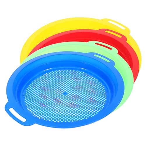 Toyvian 4 Stück Netz Für Kunststoffsieb Strandspielzeug Strand- -Tool Sandsieb Sandspielzeug Plastik Toyvian 4 Stück Netz Für Kunststoffsieb Strandspielzeug Strand- -Tool Sandsieb Sandspielzeug Plastik von Toyvian