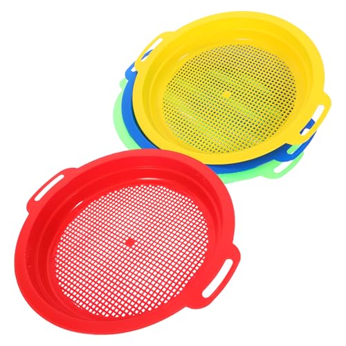 Toyvian 4 Stück Netz für Beach Toys for sandspielzeug Strandwerkzeug Kind sandspielzeug Water Toys sandkästen Strand- -Tool Kunststoffsieb Strandsandsieb Plastik Toyvian 4 Stück Netz für Beach Toys for sandspielzeug Strandwerkzeug Kind sandspielzeug Water Toys sandkästen Strand- -Tool Kunststoffsieb Strandsandsieb Plastik von Toyvian