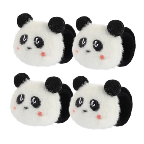 Toyvian 4 Stück Panda-Armband Stofftier-Klapparmband Plüsch-Panda-Spielzeug armbänder für kinder klatscharmband Stofftiere ausgestopftes Tier Ohrfeigenarmband mit Tieren Schlagarmband von Toyvian
