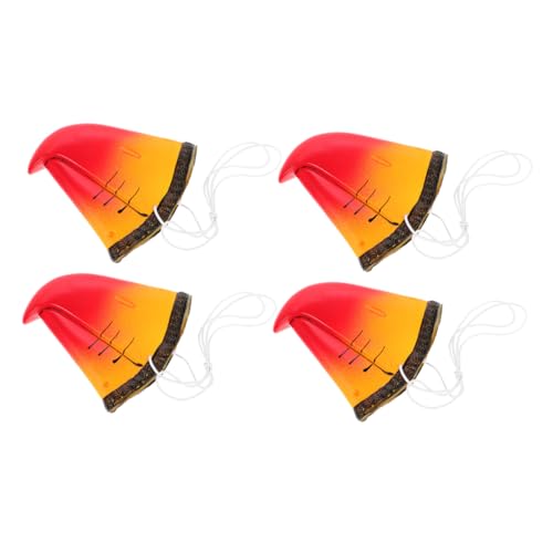 Toyvian Halloween-cosplay-kostüm-requisiten-maske 4er-pack Papageiennase Tiernasenmaske Clownnase Vogelmund Gesichtsbedeckung Für Veranstaltungen Toyvian Halloween-cosplay-kostüm-requisiten-maske 4er-pack Papageiennase Tiernasenmaske Clownnase Vogelmund Gesichtsbedeckung Für Veranstaltungen von Toyvian