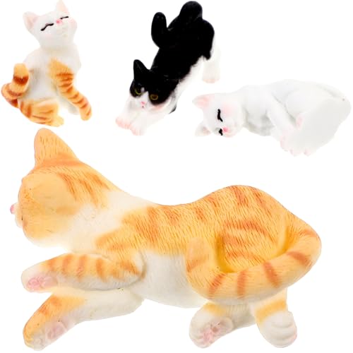 Toyvian 4 Stück Puppenhaus Orange Katze Bonsai-Dekoration Bonsai-katzenfigur Winzige Tiere Kuchenfigur Mini-Tiere-Modell Puppenhauslieferungen Puppenhaus-kätzchenfigur Tiere Basteln Harz Toyvian 4 Stück Puppenhaus Orange Katze Bonsai-Dekoration Bonsai-katzenfigur Winzige Tiere Kuchenfigur Mini-Tiere-Modell Puppenhauslieferungen Puppenhaus-kätzchenfigur Tiere Basteln Harz von Toyvian