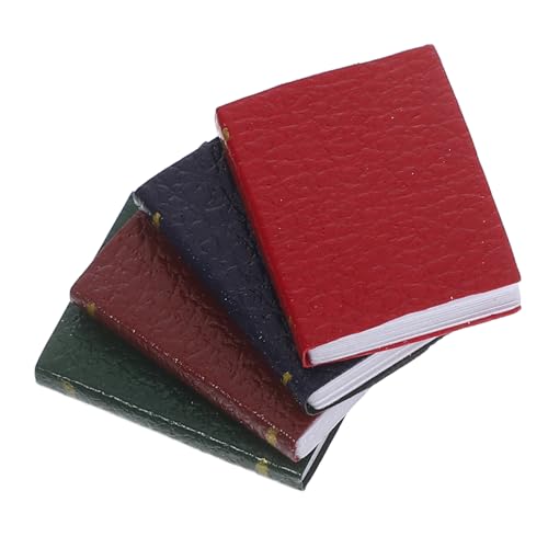 Toyvian 4 Stück Puppenhaus-miniaturbücher Im Maßstab 1:12, Leere Notizbücher, Mini-bücher, Puppenmöbel-zubehör, Spielzeugzubehör Für Jungen Und Mädchen, Dekoration Toyvian 4 Stück Puppenhaus-miniaturbücher Im Maßstab 1:12, Leere Notizbücher, Mini-bücher, Puppenmöbel-zubehör, Spielzeugzubehör Für Jungen Und Mädchen, Dekoration von Toyvian