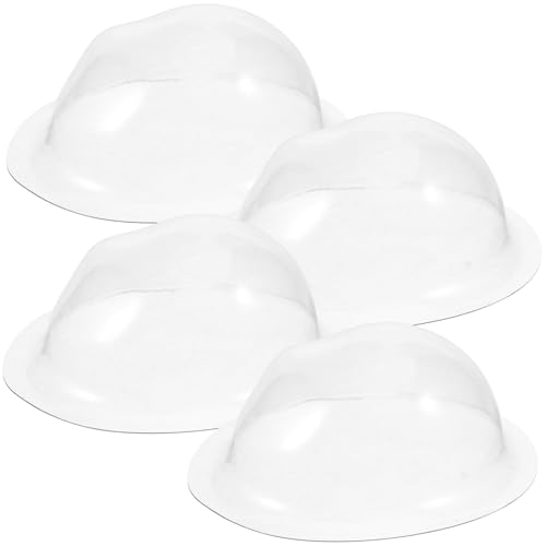 Toyvian Puppen-bastelset 4-teilig Kunststoffmaske Für Puppen Gesichtsbedeckung – Kratzdesign Make-up-Set von Toyvian