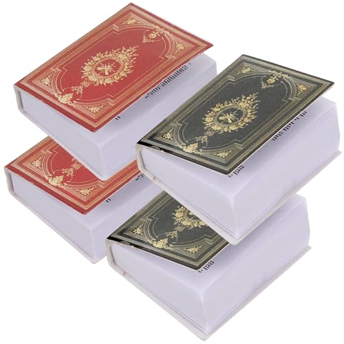 Toyvian Miniatur-bücher-Set Für Kinder – 4-teilige Puppenhaus-Dekoration Miniatur-bücher Zum Basteln Miniaturen Für Häuser Ornamente Zum Rollenspiel Lernspielzeug Toyvian Miniatur-bücher-Set Für Kinder – 4-teilige Puppenhaus-Dekoration Miniatur-bücher Zum Basteln Miniaturen Für Häuser Ornamente Zum Rollenspiel Lernspielzeug von Toyvian